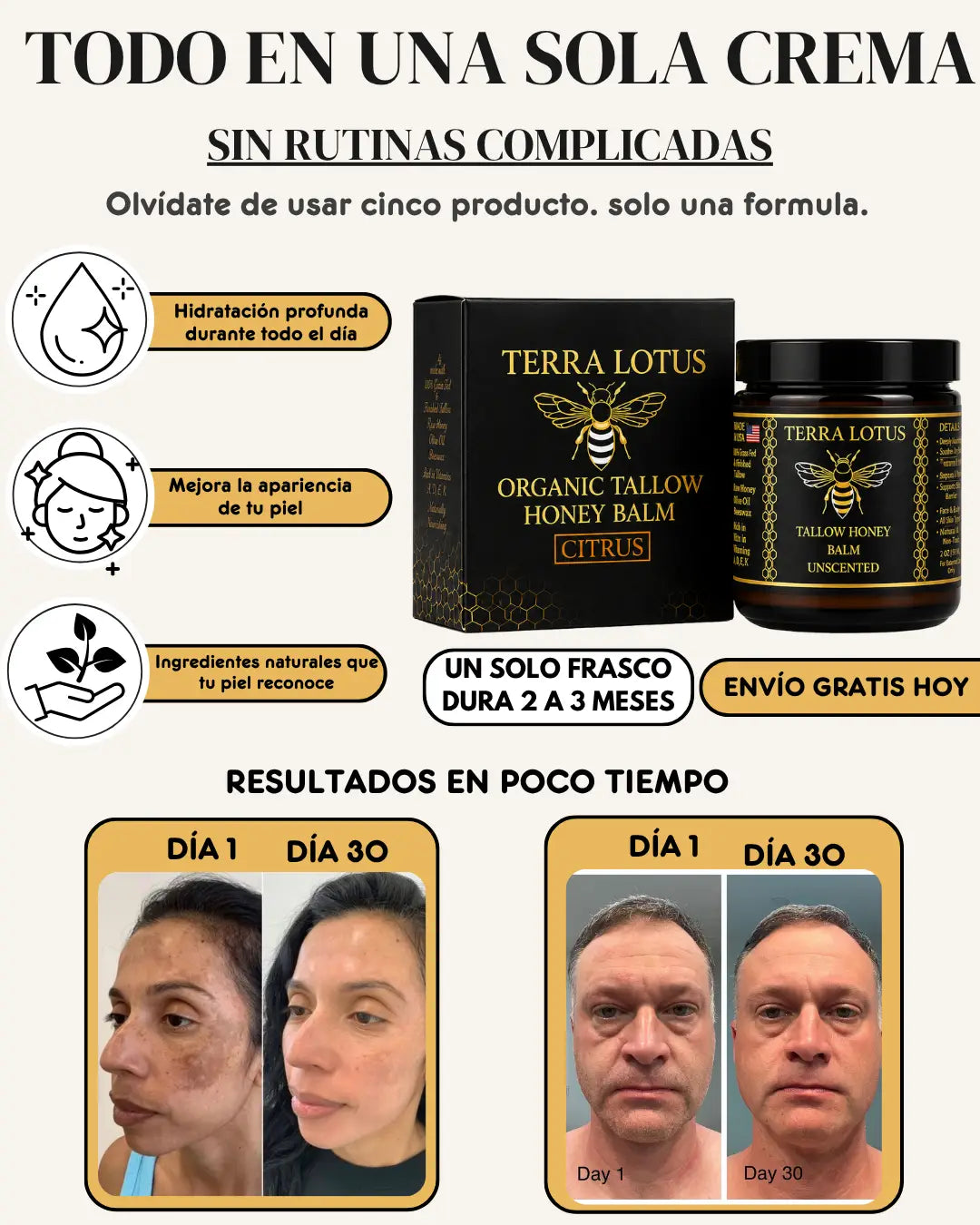 Crema zebo de Res - Terra Lotus