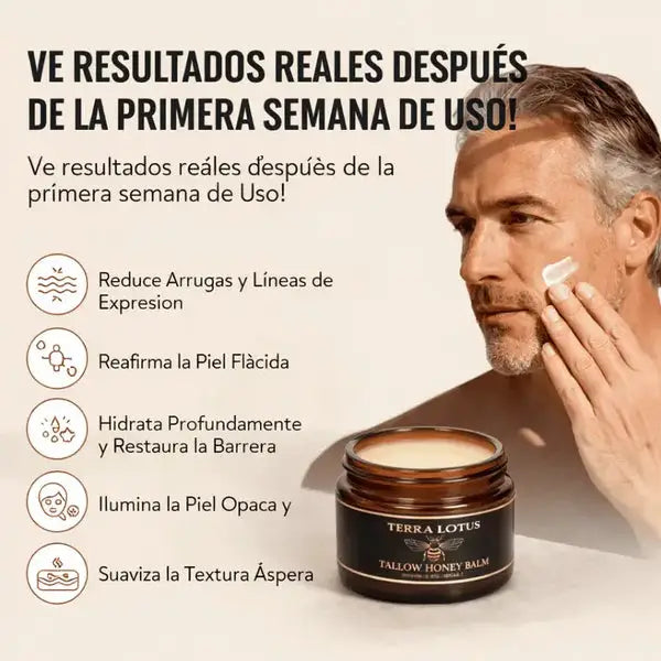 crema de sebo de res Nandora para la defensa contra las arrugas - versión 2.0