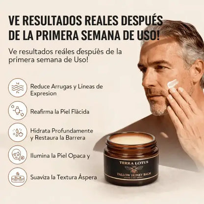 crema de sebo de res Nandora para la defensa contra las arrugas - versión 2.0